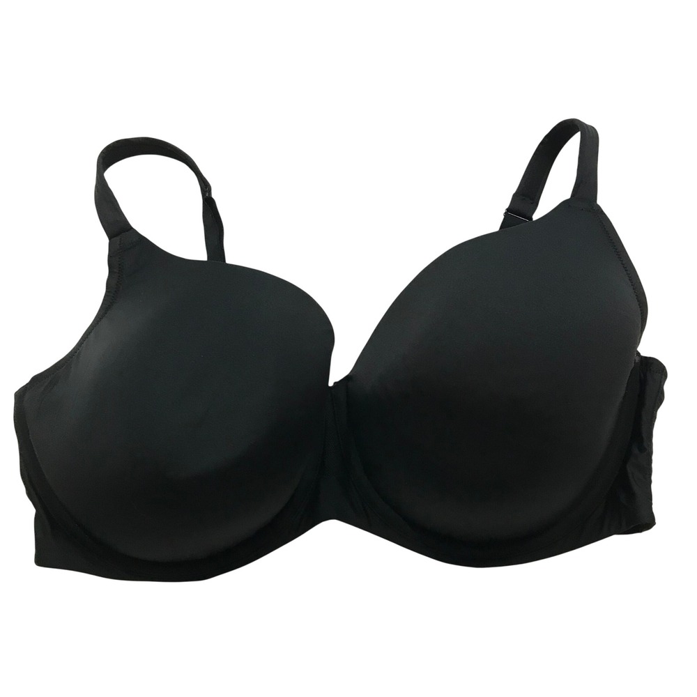 Cacique Cooling Lightly Lined Full Coverage Underwire Bra Black 40F Lane Bryant